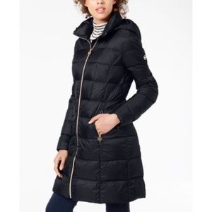 MICHAEL Michael Kors Black Puffer Coat